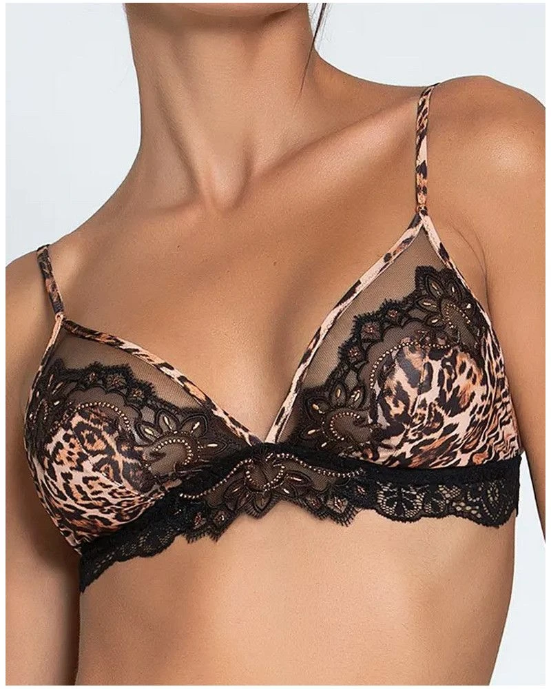 Soutien-gorge Sans Armature Lise Charmel Fauve Amour (Ambre Panthère) 5 Soutien-gorge Sans Armature Lise Charmel Fauve Amour (Ambre Panthère) – Image 5