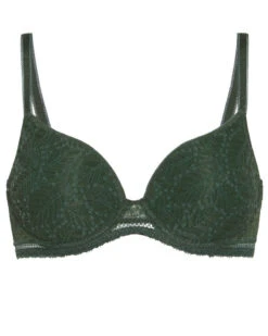 Devant -Sloggi Soldes Boutique soutien gorge spacer decollete plongeant moule simone perele comete vert icone 1