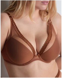 Soutien-gorge Triangle Armatures Aubade Sheer Emotion (Honey) -Sloggi Soldes Boutique soutien gorge triangle armatures aubade sheer emotion honey 3