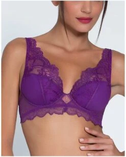 Soutien-gorge Triangle Lise Charmel Sublime En Dentelle (Sublime Iris) -Sloggi Soldes Boutique soutien gorge triangle lise charmel sublime en dentelle sublime iris 3
