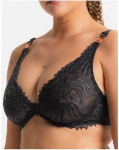Soutien-gorge Triangle Louisa Bracq Swan (Noir) -Sloggi Soldes Boutique soutien gorge triangle louisa bracq swan noir 3