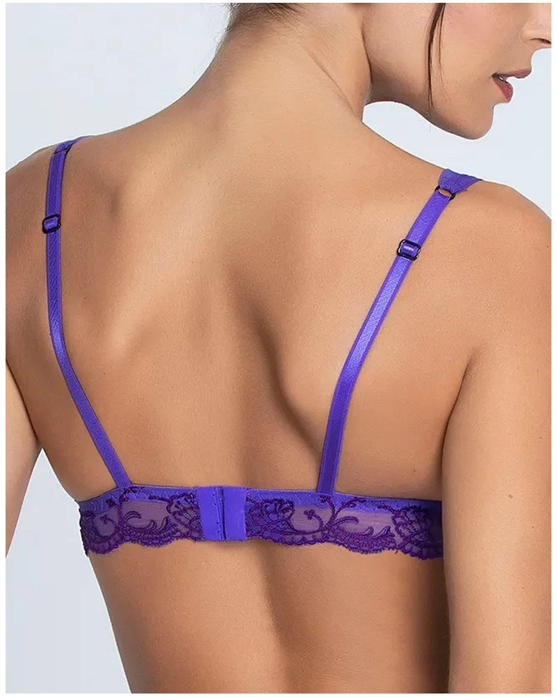 Soutien-gorge Triangle Sans Armature Lise Charmel Splendeur Soie (Océan Bleu) 5 Soutien-gorge Triangle Sans Armature Lise Charmel Splendeur Soie (Océan Bleu) – Image 5