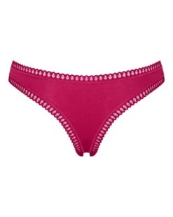 String Coton Sloggi Go Crush (Lot De 3) (Imprimé/Rose/Rouge) -Sloggi Soldes Boutique string coton sloggi go crush lot de 3 imprimeroserouge 4