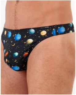 String En Microfibre HOM Funky Styles (Imprimé Noir) -Sloggi Soldes Boutique string en microfibre hom funky styles imprime noir 4