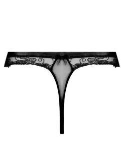 String Lise Charmel Dressing Floral (Noir) -Sloggi Soldes Boutique string lise charmel dressing floral noir 3