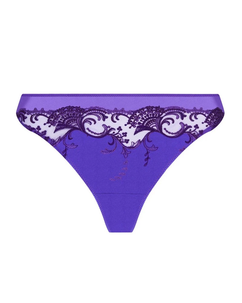 String Lise Charmel Splendeur Soie (Océan Bleu) 2 String Lise Charmel Splendeur Soie (Océan Bleu) – Image 2