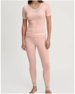 T-shirt Calida Joy Laine & Soie (Pearl Blush) 7 T-shirt Calida Joy Laine & Soie (Pearl Blush) -Sloggi Soldes Boutique t shirt calida joy laine soie pearl blush 3