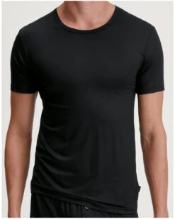 T-shirt Calida Natural Cooling (Noir)