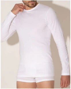 T-shirt Col Rond Eminence 100% Coton (Blanc)