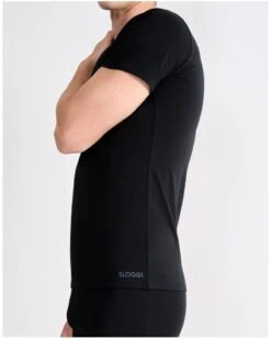 T-shirt Col Rond Sloggi For Men GO ABC (Lot De 2) (Noir) 10 T-shirt Col Rond Sloggi For Men GO ABC (Lot De 2) (Noir) -Sloggi Soldes Boutique t shirt col rond sloggi for men go abc lot de 2 noir 3