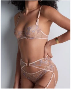 Tanga Aubade Sound Of Heart (Lavender Aura) -Sloggi Soldes Boutique tanga aubade sound of heart lavender aura 3