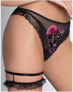 Tanga Lise Charmel Floraison Passion (Safran Rose) -Sloggi Soldes Boutique tanga lise charmel floraison passion safran rose 7