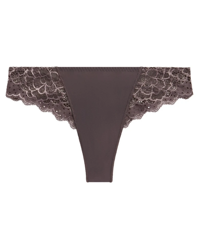 Simone Perele Tanga Simone Pérèle Caresse (Gris Graphite) 2 Simone Perele Tanga Simone Pérèle Caresse (Gris Graphite) – Image 2