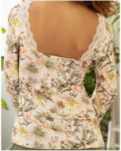 Tee-shirt Manches Longues Antigel Evasion Tropique (Matin Tropic) -Sloggi Soldes Boutique tee shirt manches longues antigel evasion tropique matin tropic 2