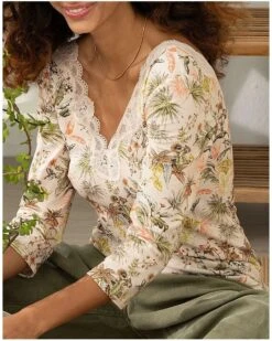 Tee-shirt Manches Longues Antigel Evasion Tropique (Matin Tropic)