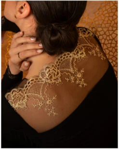 Tee-shirt Manches Longues Laine Et Soie Lise Charmel Sublime En Or (Noir Eclat) -Sloggi Soldes Boutique tee shirt manches longues laine et soie lise charmel sublime en or noir eclat 2