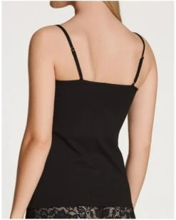 Top à Fines Bretelles Coton Calida Natural Comfort Lace (Noir) 5 Top à Fines Bretelles Coton Calida Natural Comfort Lace (Noir) -Sloggi Soldes Boutique top a fines bretelles coton calida natural comfort lace noir 2