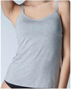 Simone Perele Top Avec Mousses Intégrées Simone Pérèle Illusion (Gris Chiné)