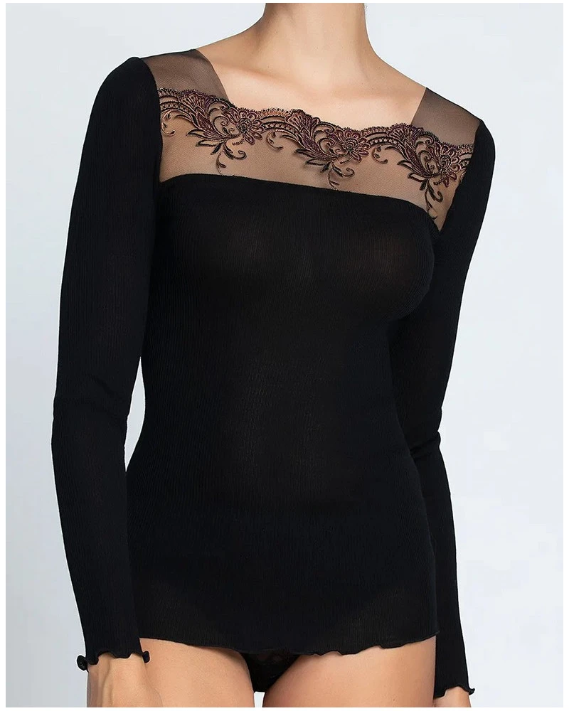 Top Bien-être Laine Et Soie Lise Charmel Charme Secret (Charme Noir) 6 Top Bien-être Laine Et Soie Lise Charmel Charme Secret (Charme Noir) – Image 6