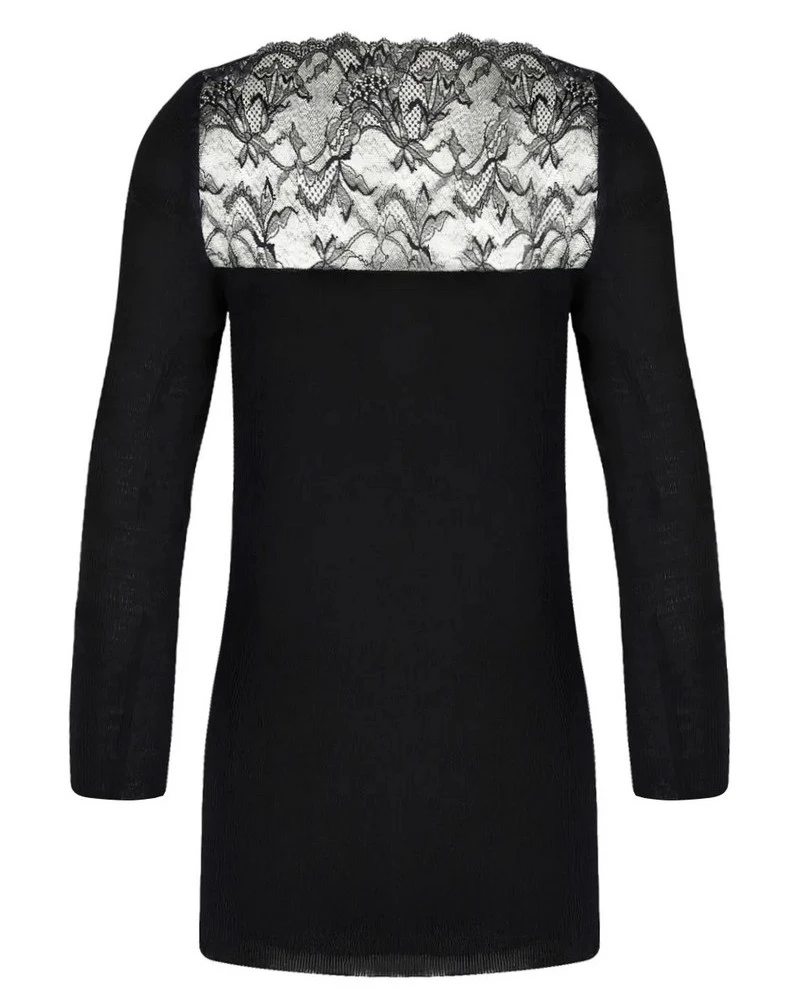 Top Bien-être Laine Et Soie Lise Charmel Charme Secret (Charme Noir) 9 Top Bien-être Laine Et Soie Lise Charmel Charme Secret (Charme Noir) – Image 9