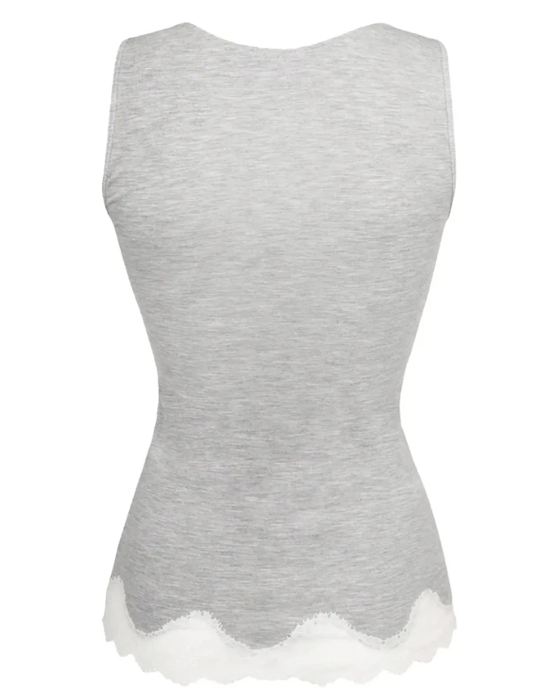 Top Bien-être Sans Manche Antigel Simply Perfect (Chiné Gris) 2 Top Bien-être Sans Manche Antigel Simply Perfect (Chiné Gris) – Image 2
