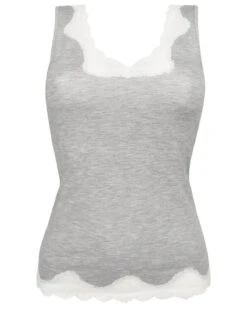 Top Bien-être Sans Manche Antigel Simply Perfect (Chiné Gris)