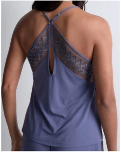 Top Fines Bretelles En Modal Aubade Sweet Obsession (Denim) -Sloggi Soldes Boutique top fines bretelles en modal aubade sweet obsession denim 2