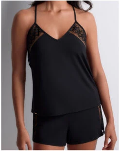 Top Fines Bretelles En Modal Aubade Sweet Obsession (Noir) -Sloggi Soldes Boutique top fines bretelles en modal aubade sweet obsession noir 4