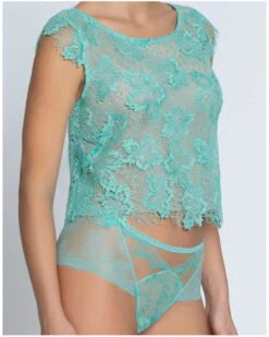 Top Lise Charmel Princesse Iris (Princesse Aqua) -Sloggi Soldes Boutique top lise charmel princesse iris princesse aqua 8