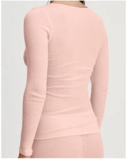 Top Manches Longues Calida Joy Laine & Soie (Pearl Blush) 6 Top Manches Longues Calida Joy Laine & Soie (Pearl Blush) -Sloggi Soldes Boutique top manches longues calida joy laine soie pearl blush 2
