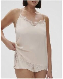 Simone Perele Top Simone Pérèle Satin Secrets (Rose Sakura) -Sloggi Soldes Boutique top simone perele satin secrets rose sakura 3