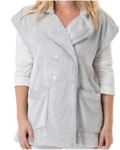 Veste Boutonnée Le Chat Essentiel (Gris) -Sloggi Soldes Boutique veste boutonnee le chat essentiel gris 2
