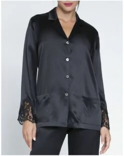 Veste De Pyjama Lise Charmel Splendeur Soie (Noir) 10 Veste De Pyjama Lise Charmel Splendeur Soie (Noir) -Sloggi Soldes Boutique veste de pyjama lise charmel splendeur soie noir 2