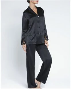 Veste De Pyjama Lise Charmel Splendeur Soie (Noir) 13 Veste De Pyjama Lise Charmel Splendeur Soie (Noir) -Sloggi Soldes Boutique veste de pyjama lise charmel splendeur soie noir 5